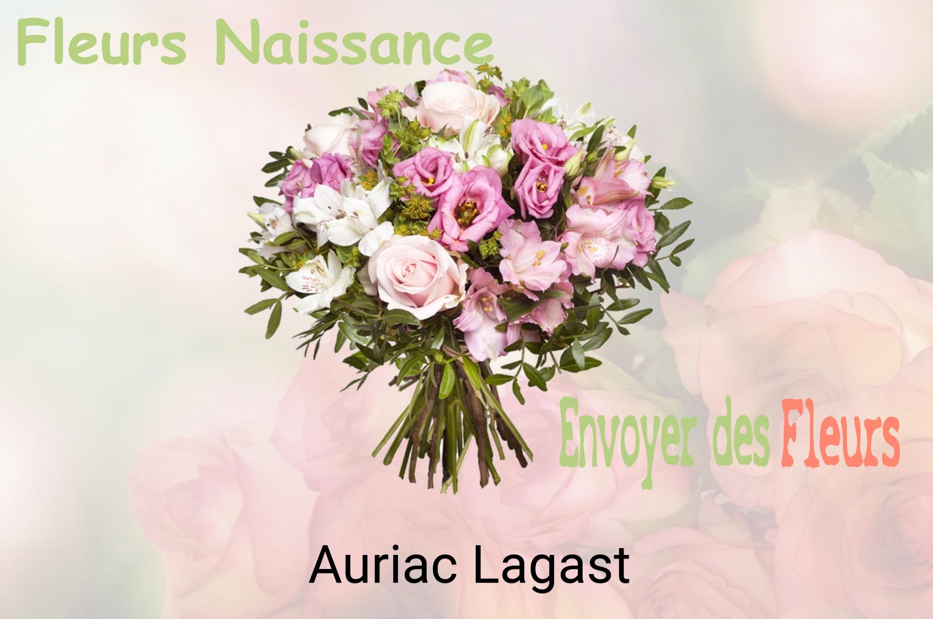 Bouquet de fleurs de naissance livré à Auriac-Lagast